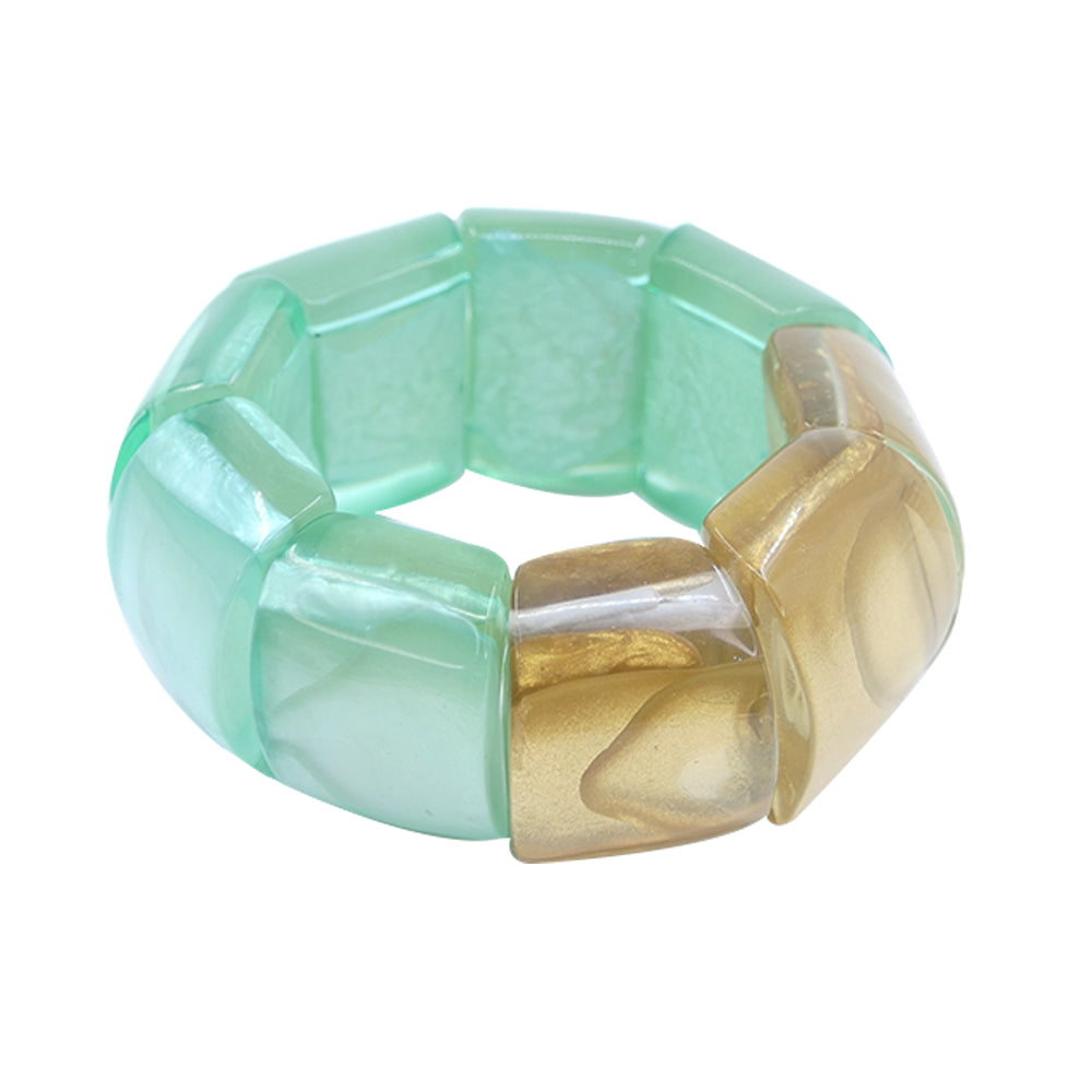 Kit bracelet fil élastique perles jade violette - Kit bracelet - Creavea